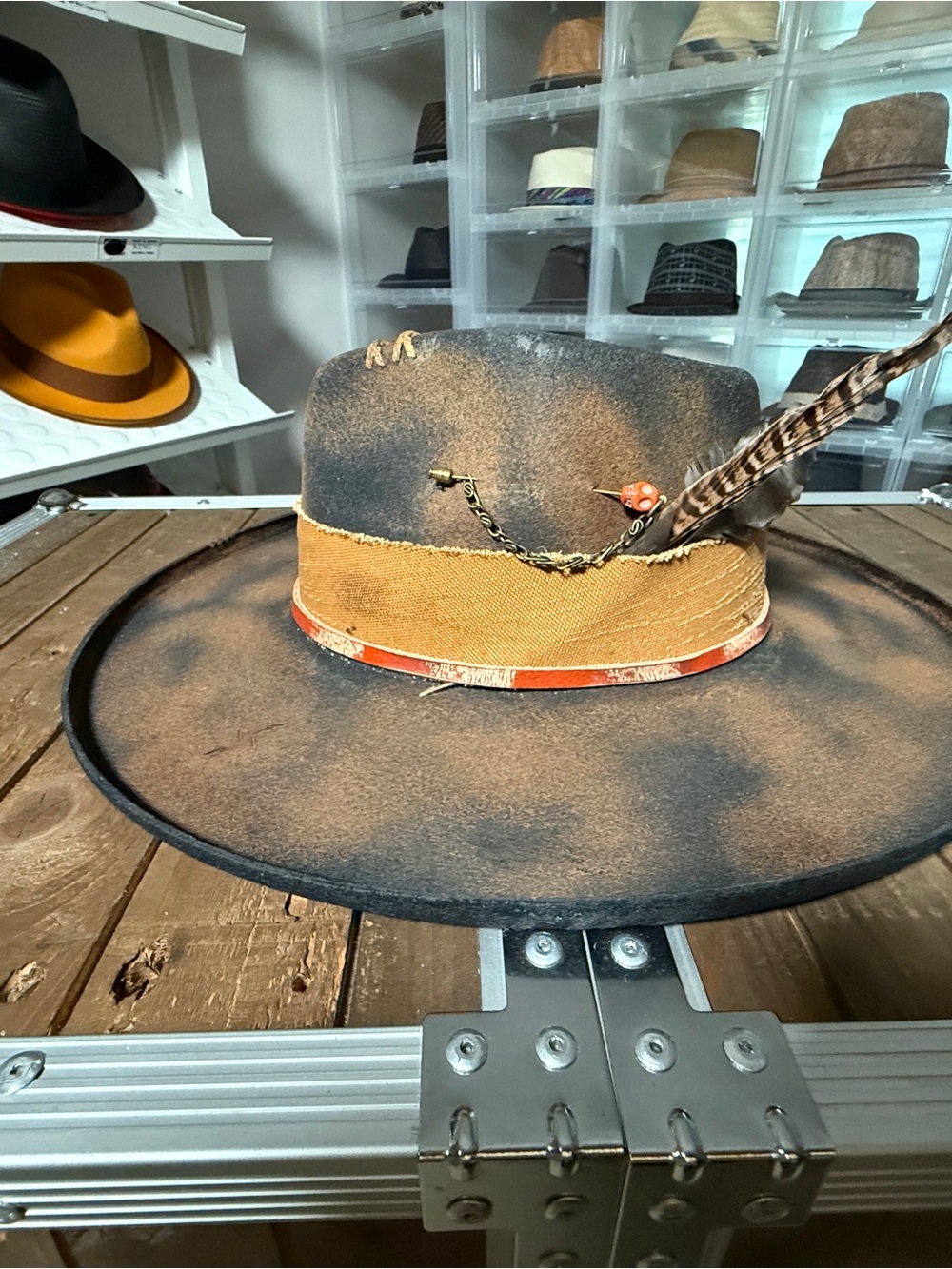 Ruediger Trailmark Customized Australian Wool Wide Brim Fedora M / 57cm